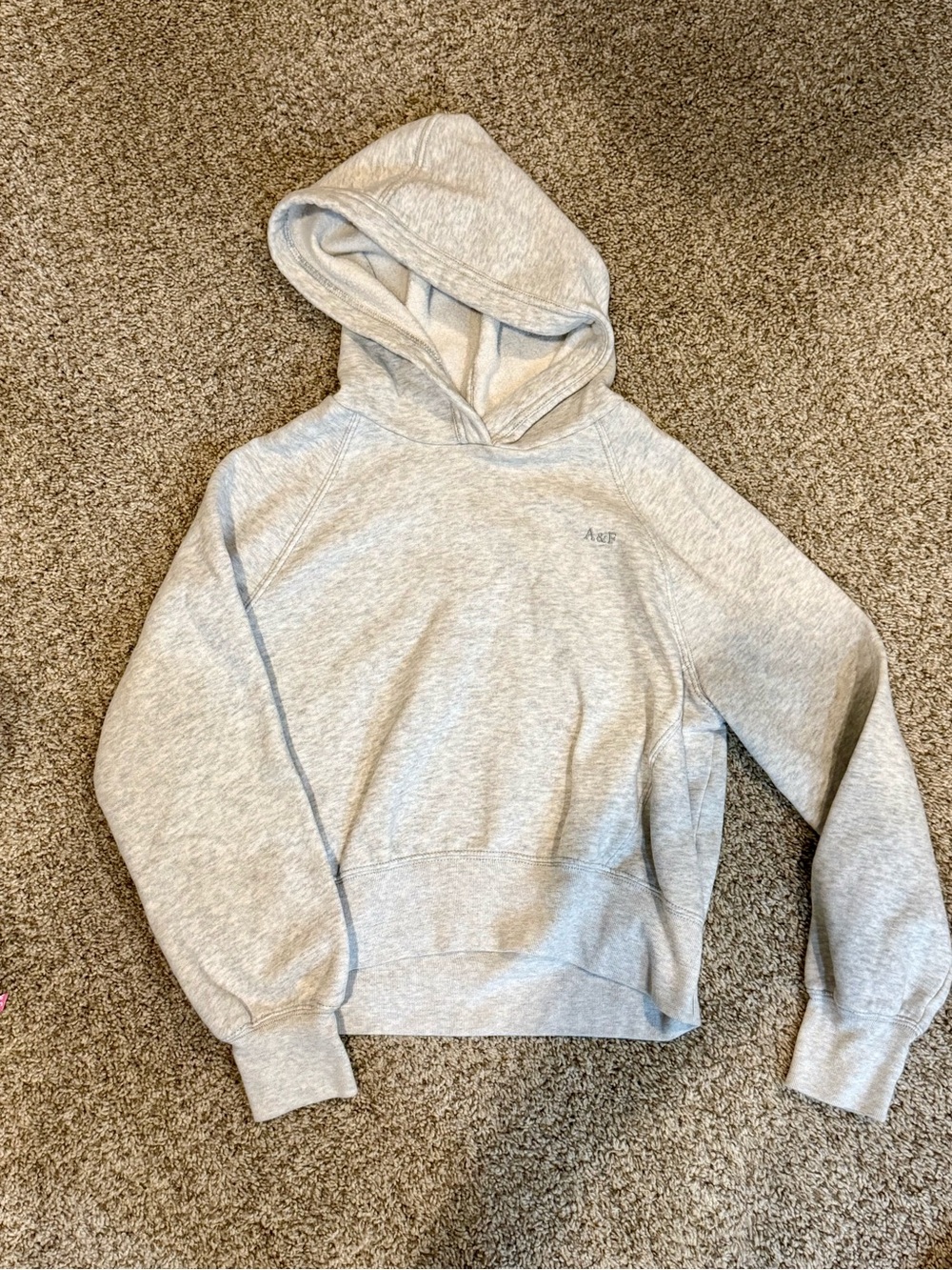 abercrombie kids Light Gray hoodie Size 11-12